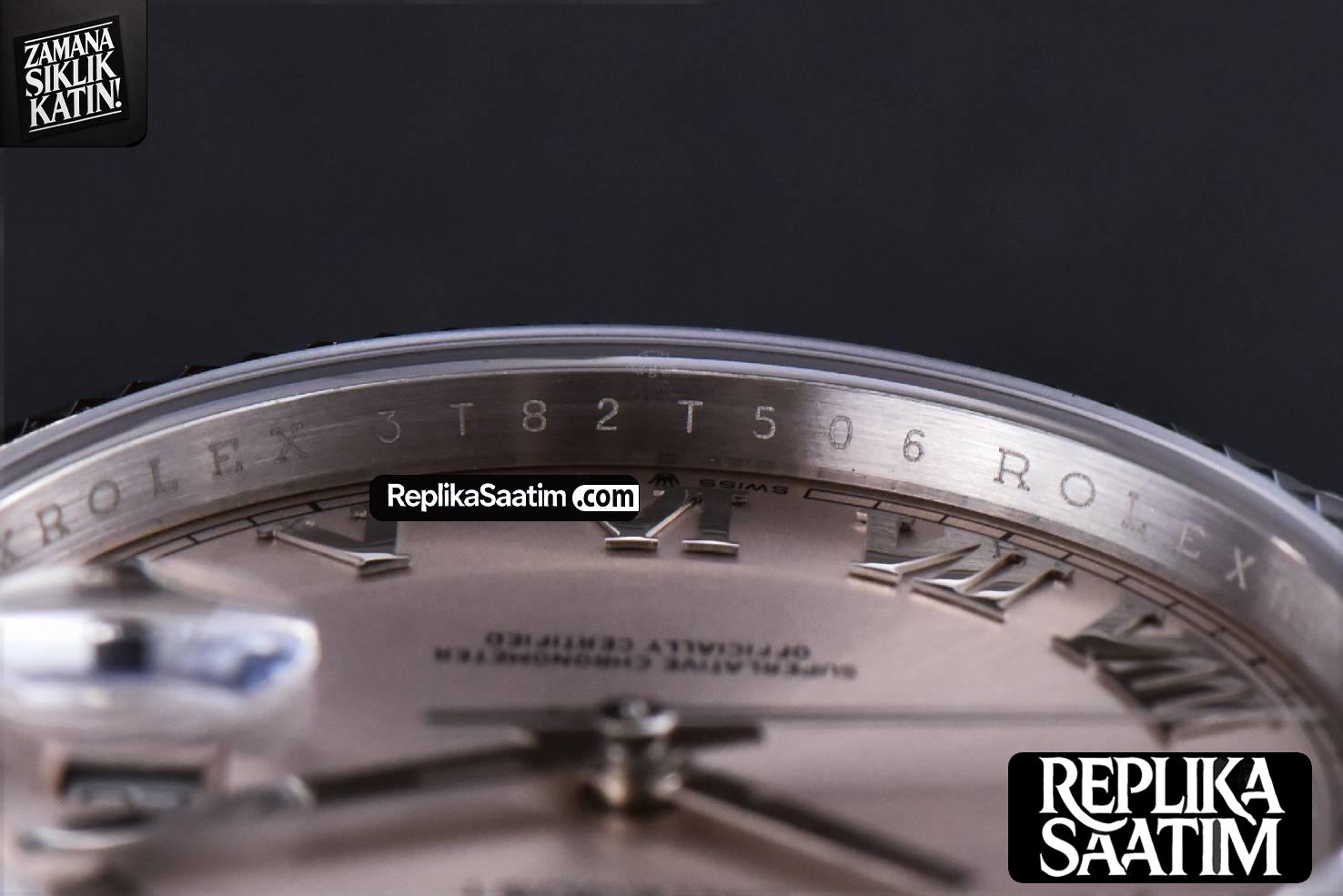 Datejust 41mm SS GMF Silver Dial Roma Marker Fluted Bezel Jubille Bracelet VR3235 -11
