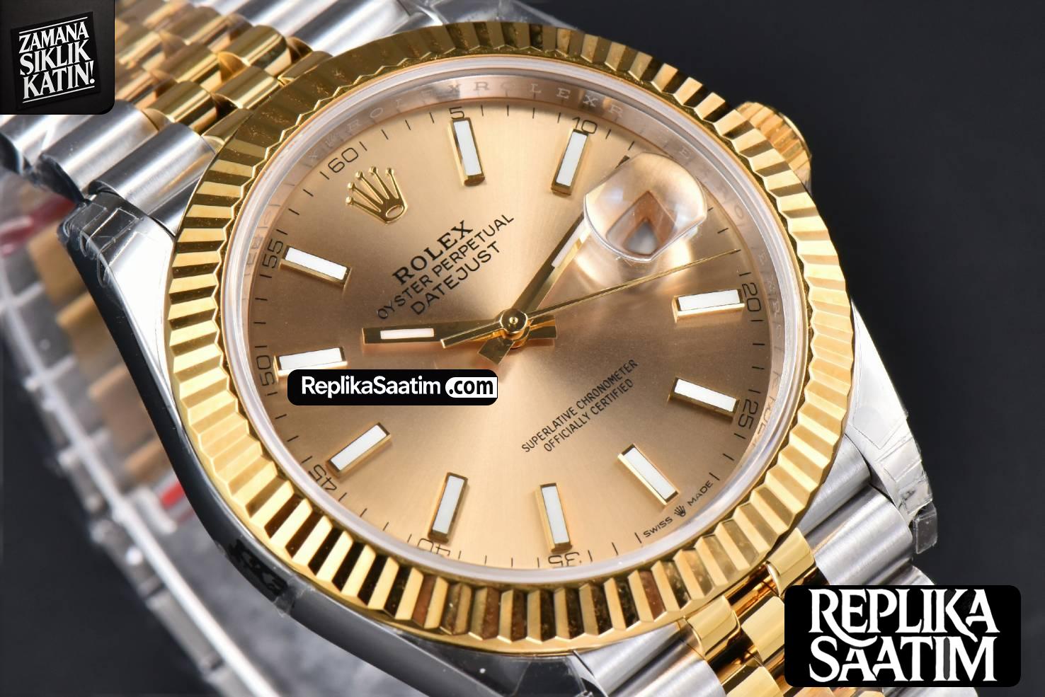 DateJust 41MM YG/SS VSF YG Dial Lume Marker Jubilee VS3235 -14