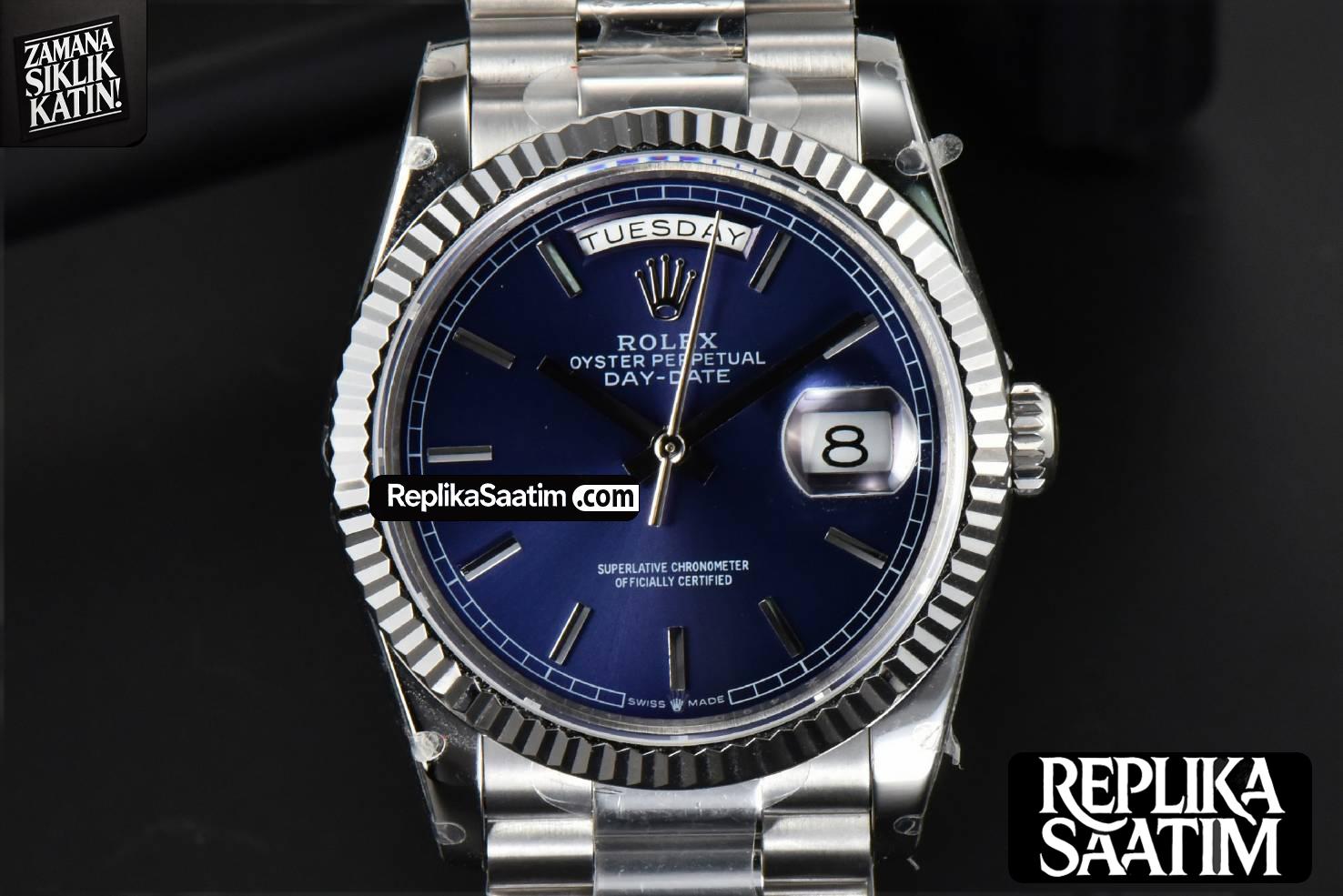 DayDate 36MM BPF Blue Dial SS Bracelet A2836 -01