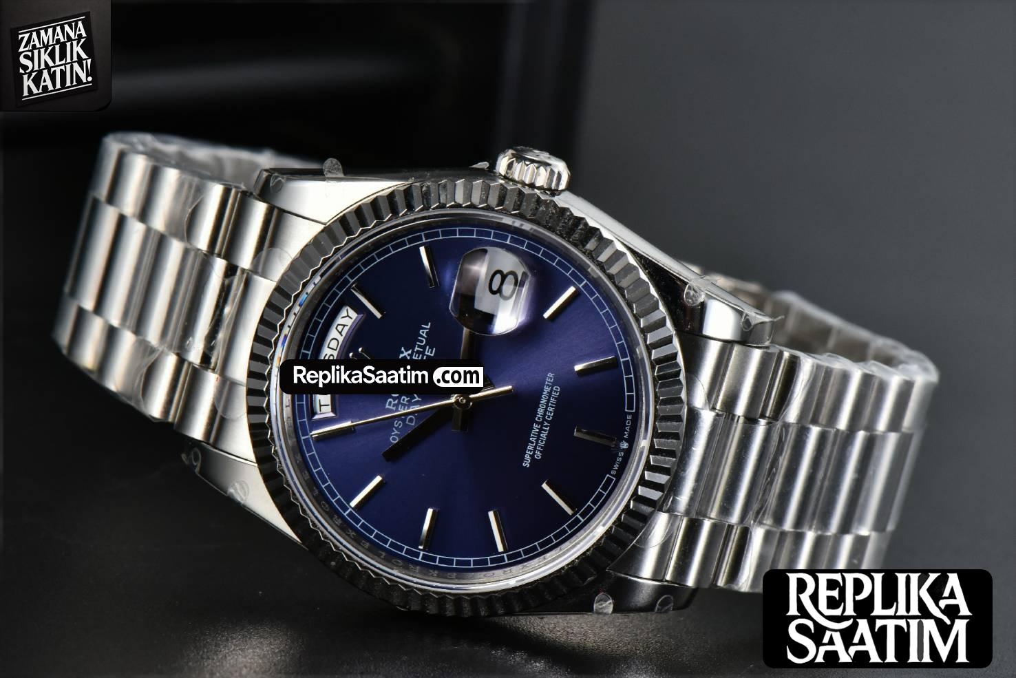 DayDate 36MM BPF Blue Dial SS Bracelet A2836 -15