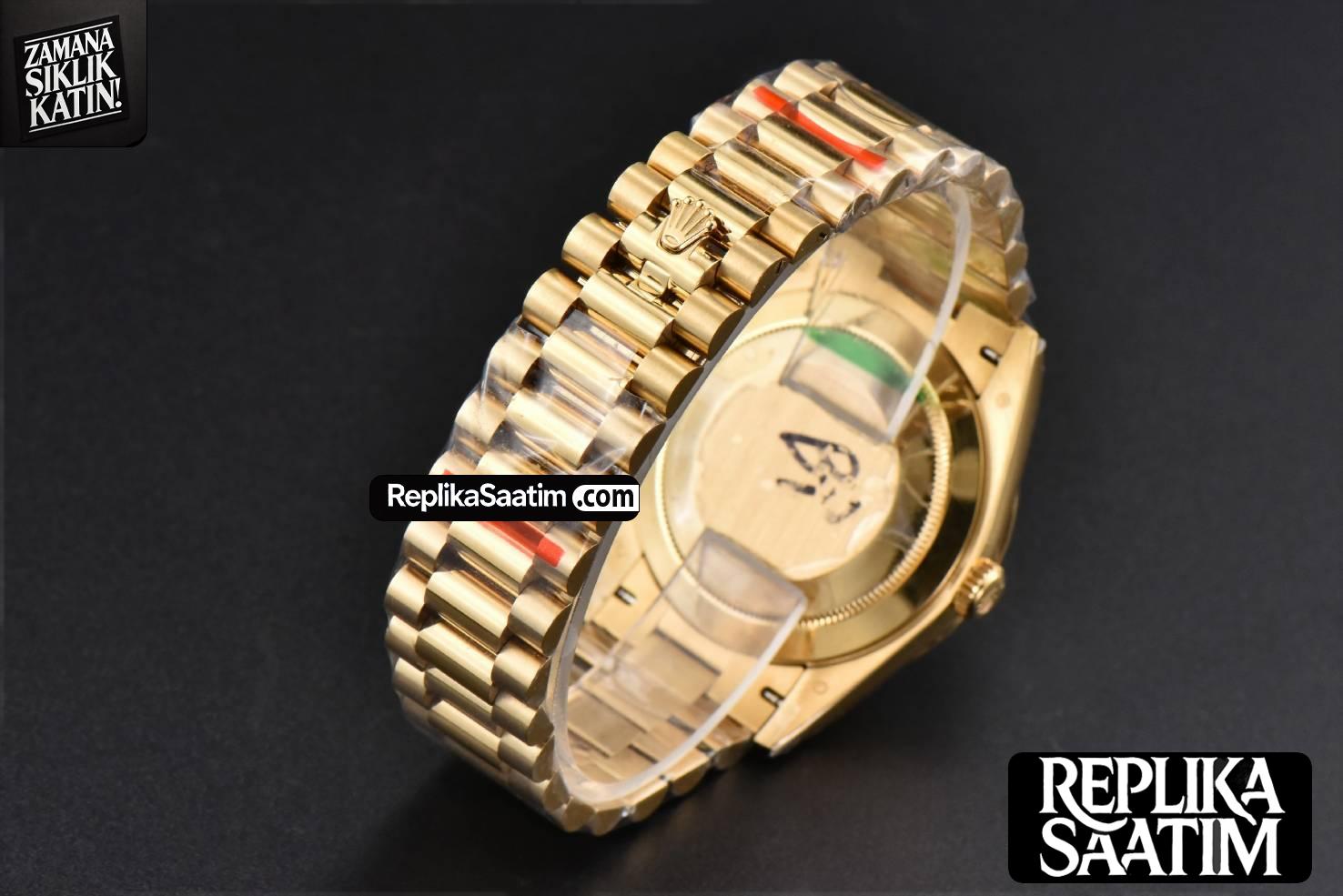 DayDate 40mm 904L BPF YG Green Dial YG Bracelet A2813 -34