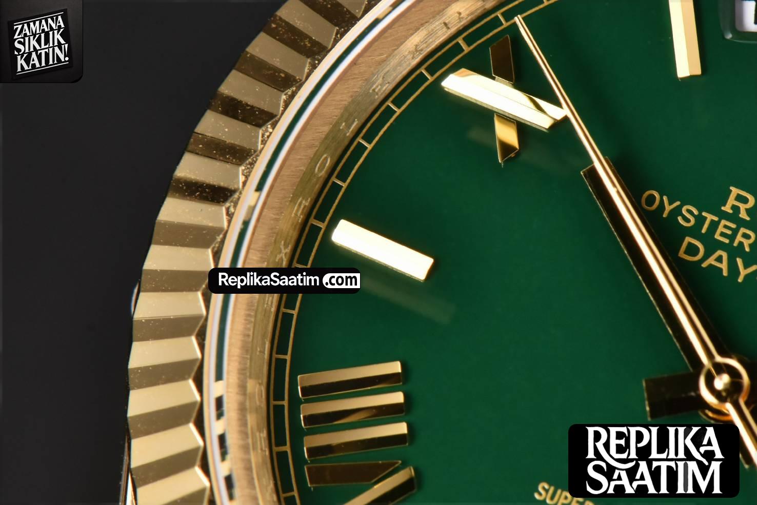 DayDate 40mm 904L BPF YG Green Dial YG Bracelet A2836 -05