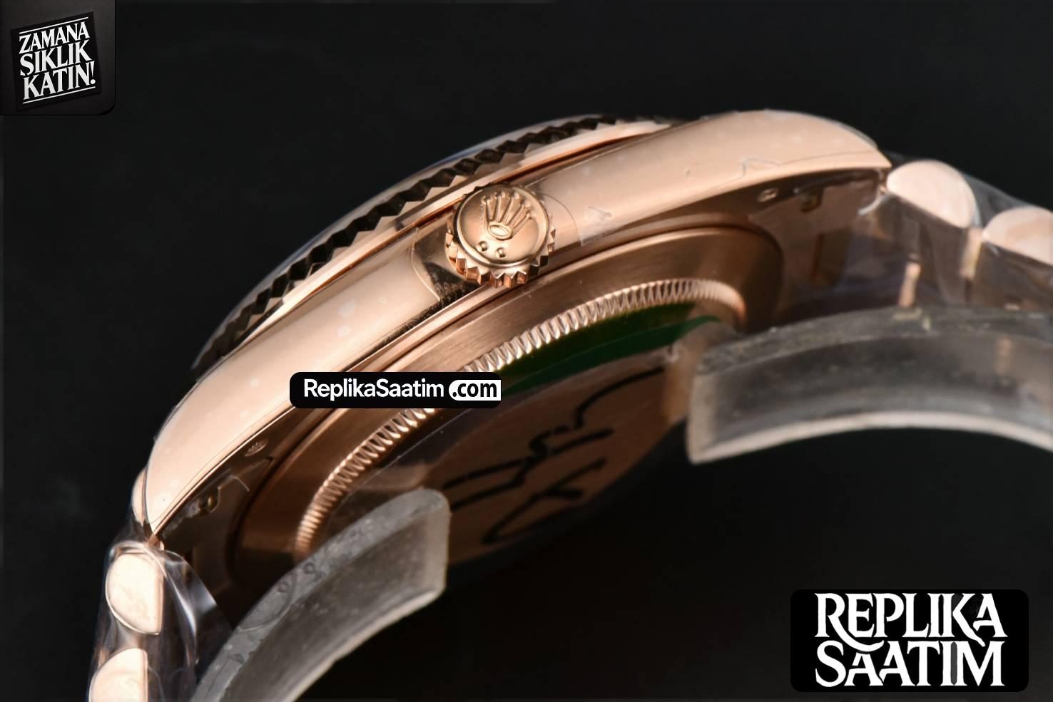 DayDate 40MM BPF RG Brown Dial Diamond Marker RG Bracelet A2836 -16