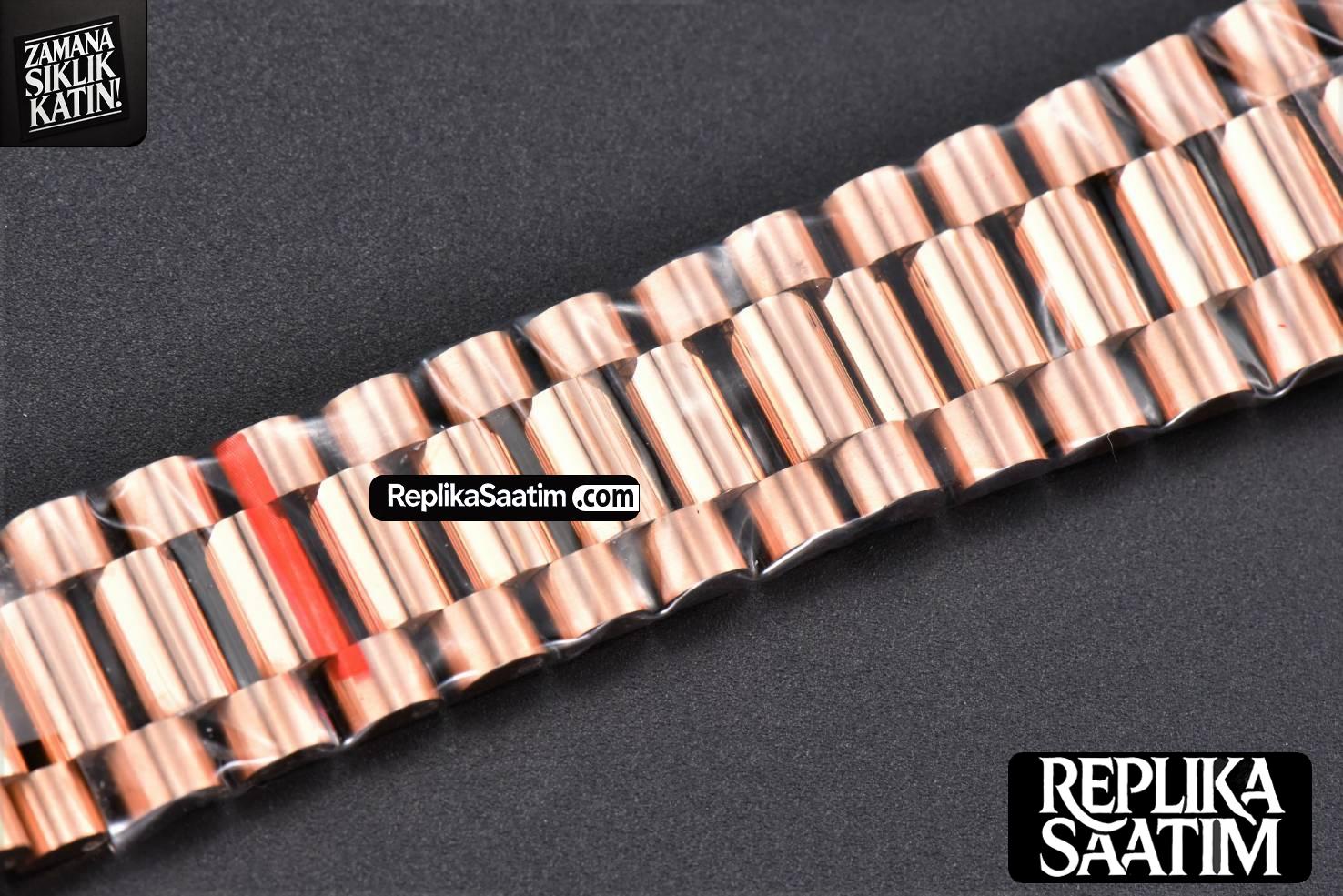 DayDate 40MM RG GMF Brown Dial Diamond Marker President Bracelet A3235 -31