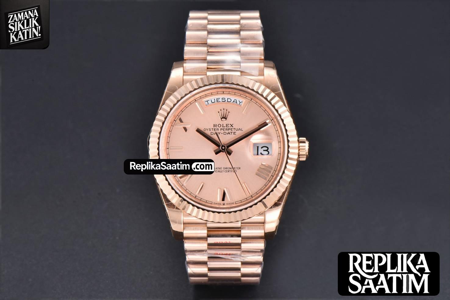 DayDate 40MM RG GMF RG Dial Roma Marker President Bracelet A2836 -02