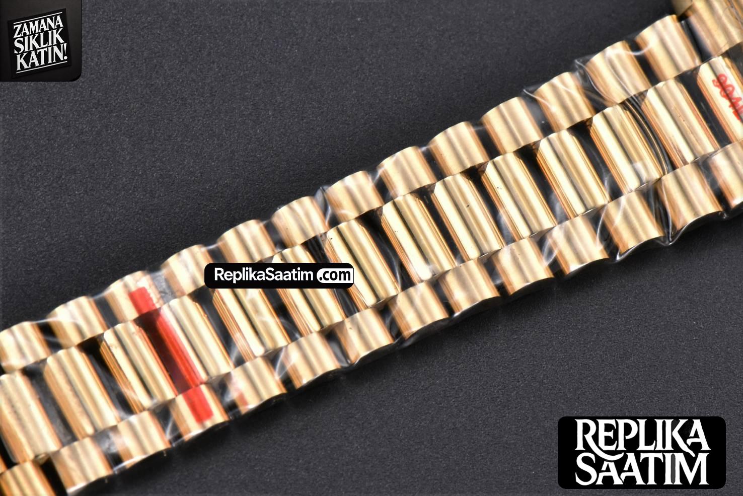 DayDate 40MM YG GMF YG Dial Roma Marker President Bracelet A2836 -31