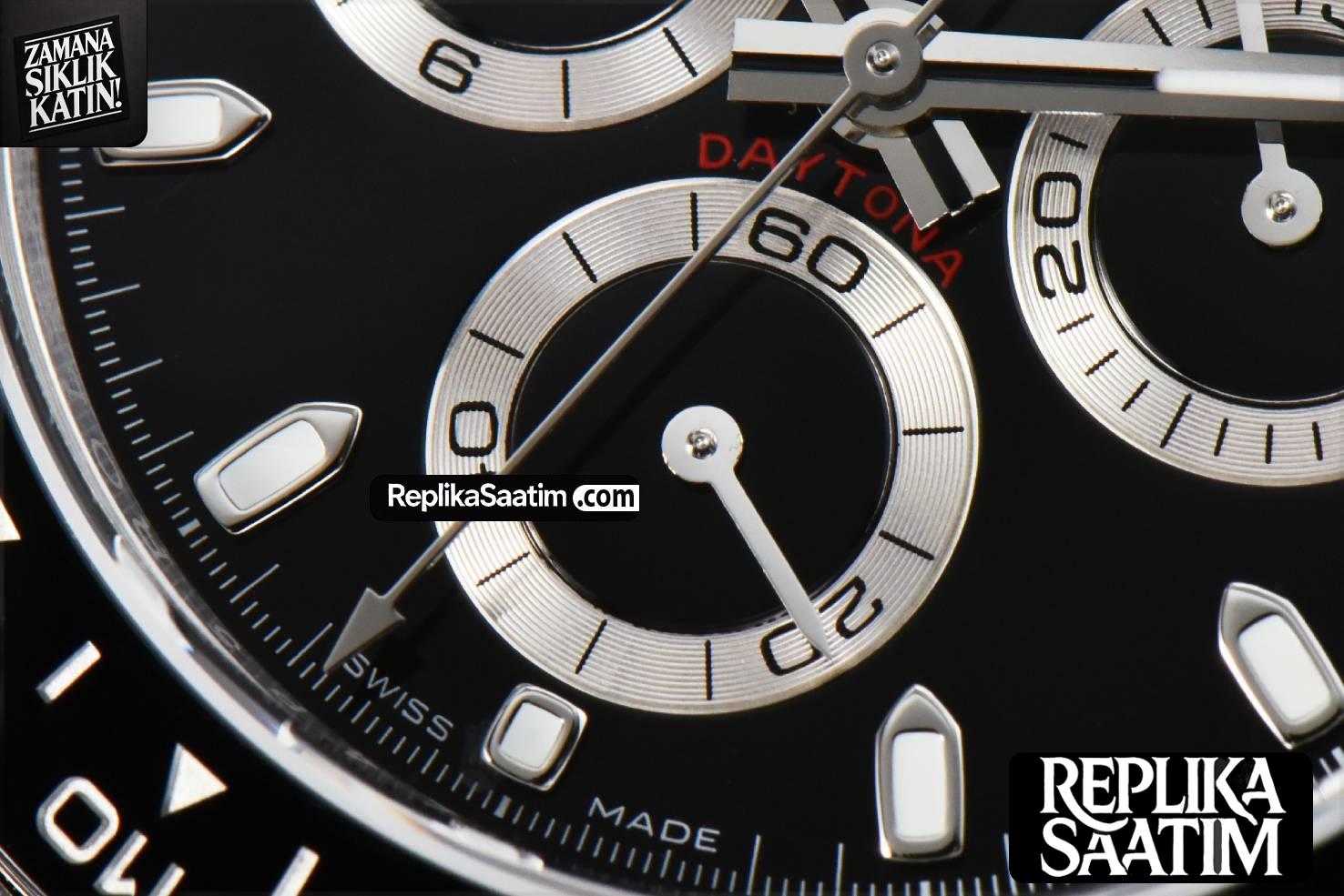 Daytona 116500 BTF Black Ceramic Black Dial SS Bracelet 4130 -07