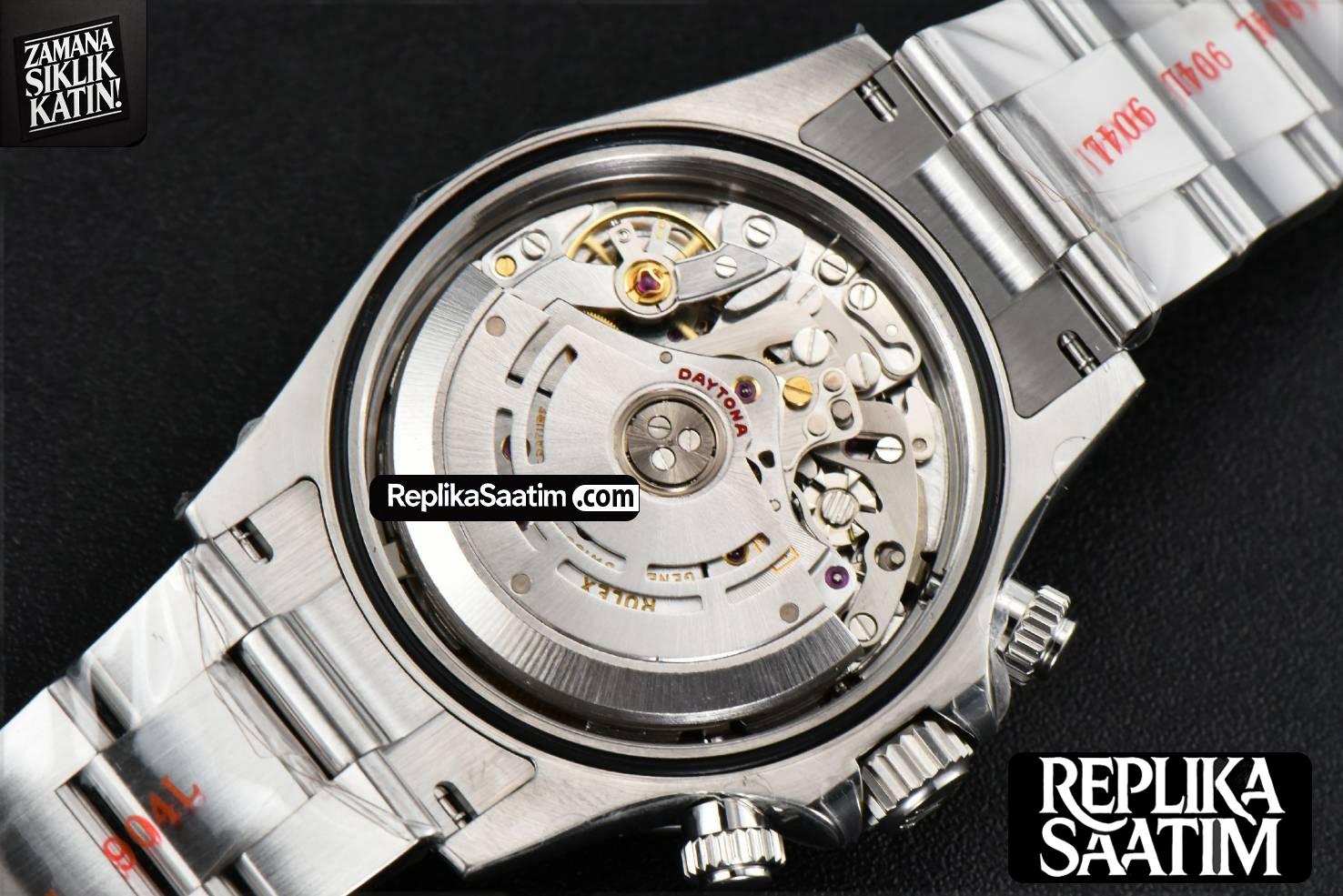 Daytona 116500 Clean CF Black Ceramic Black Dial SS Bracelet A4130 -21