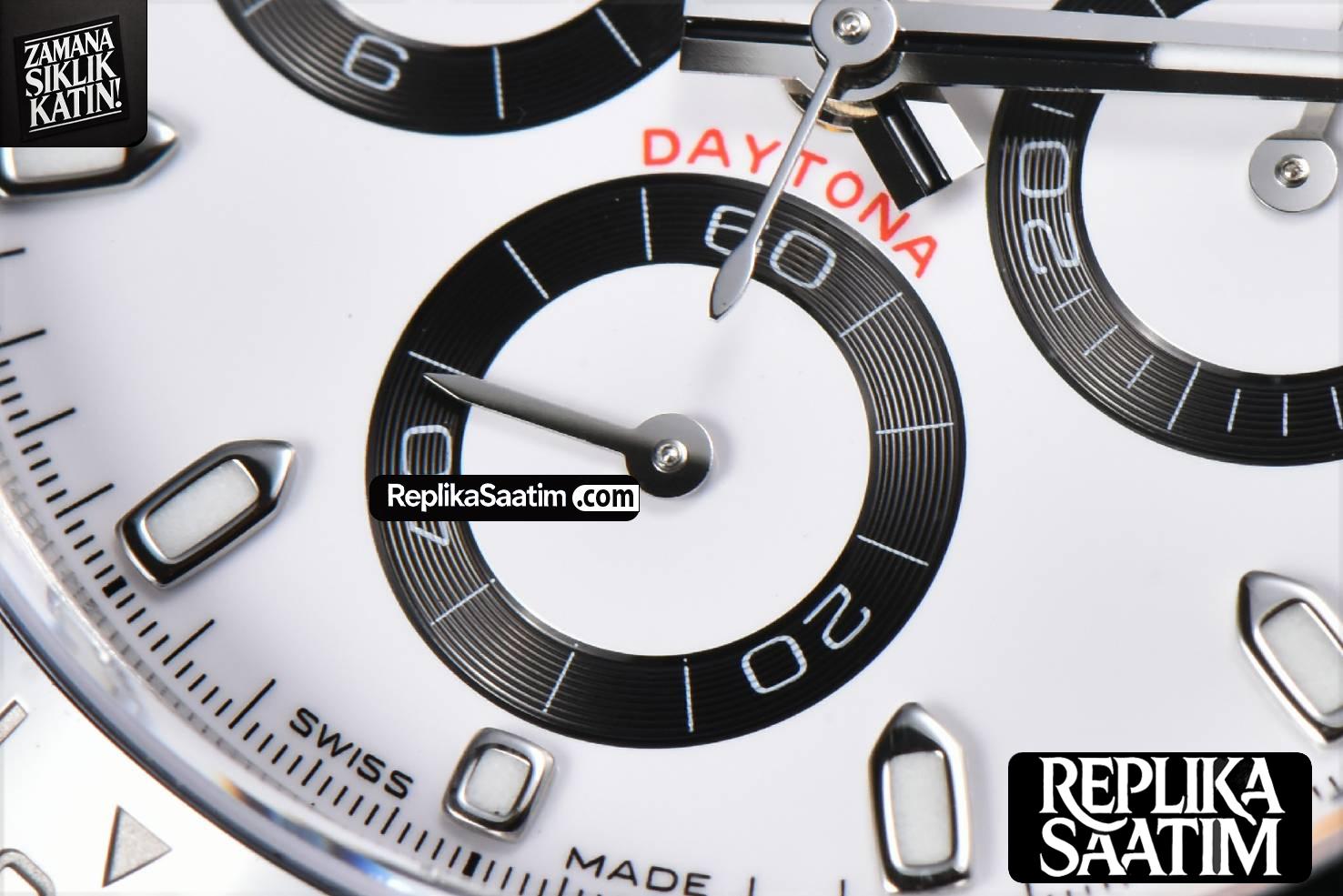 Daytona 116500 SS APSF Panda White Dial Ceramic Bezel  SS Bracelet  SH4130 -08
