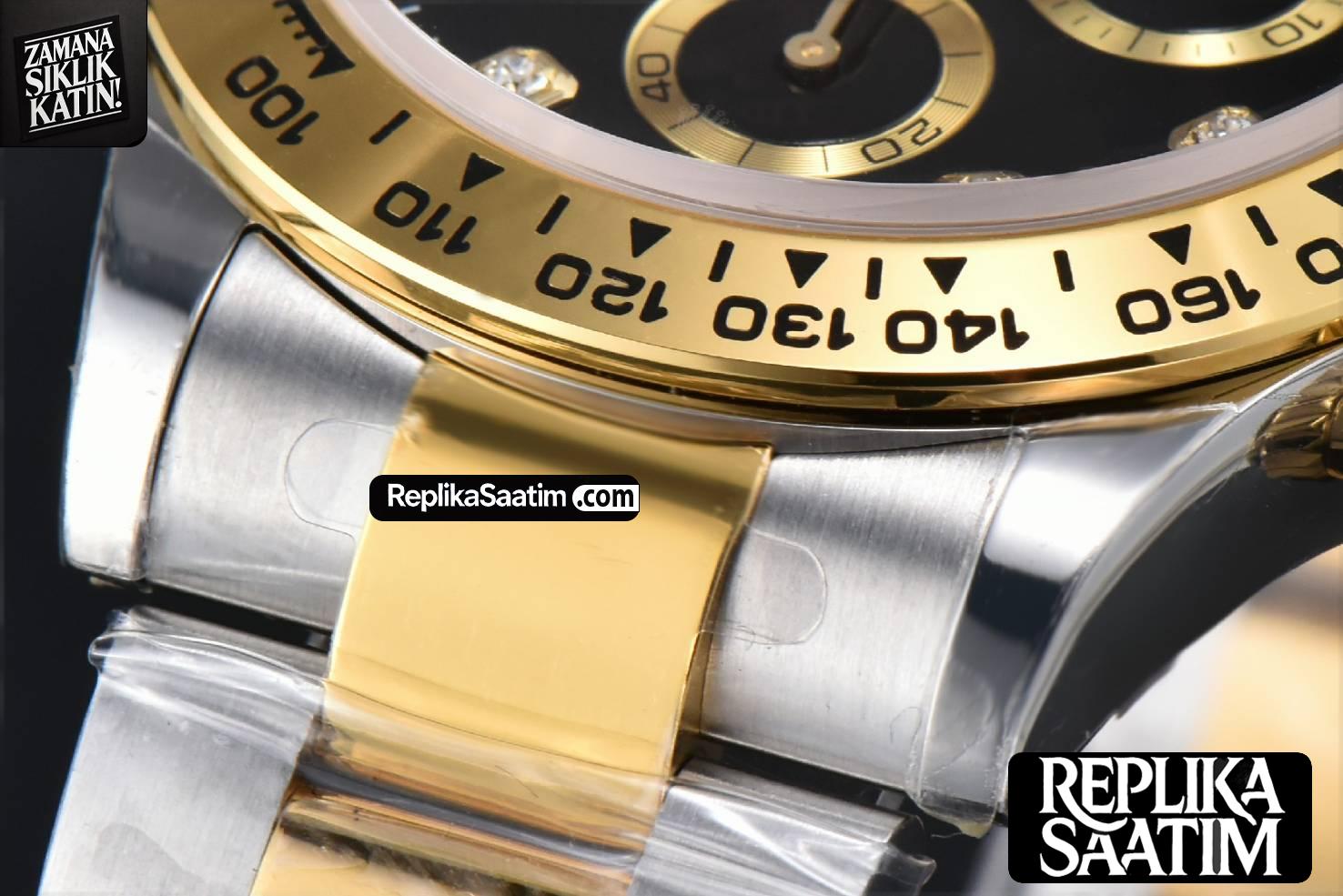 Daytona 116503 YG/SS APSF Black Dial Diamond Marker YG/SS Bracelet SH4130 -10