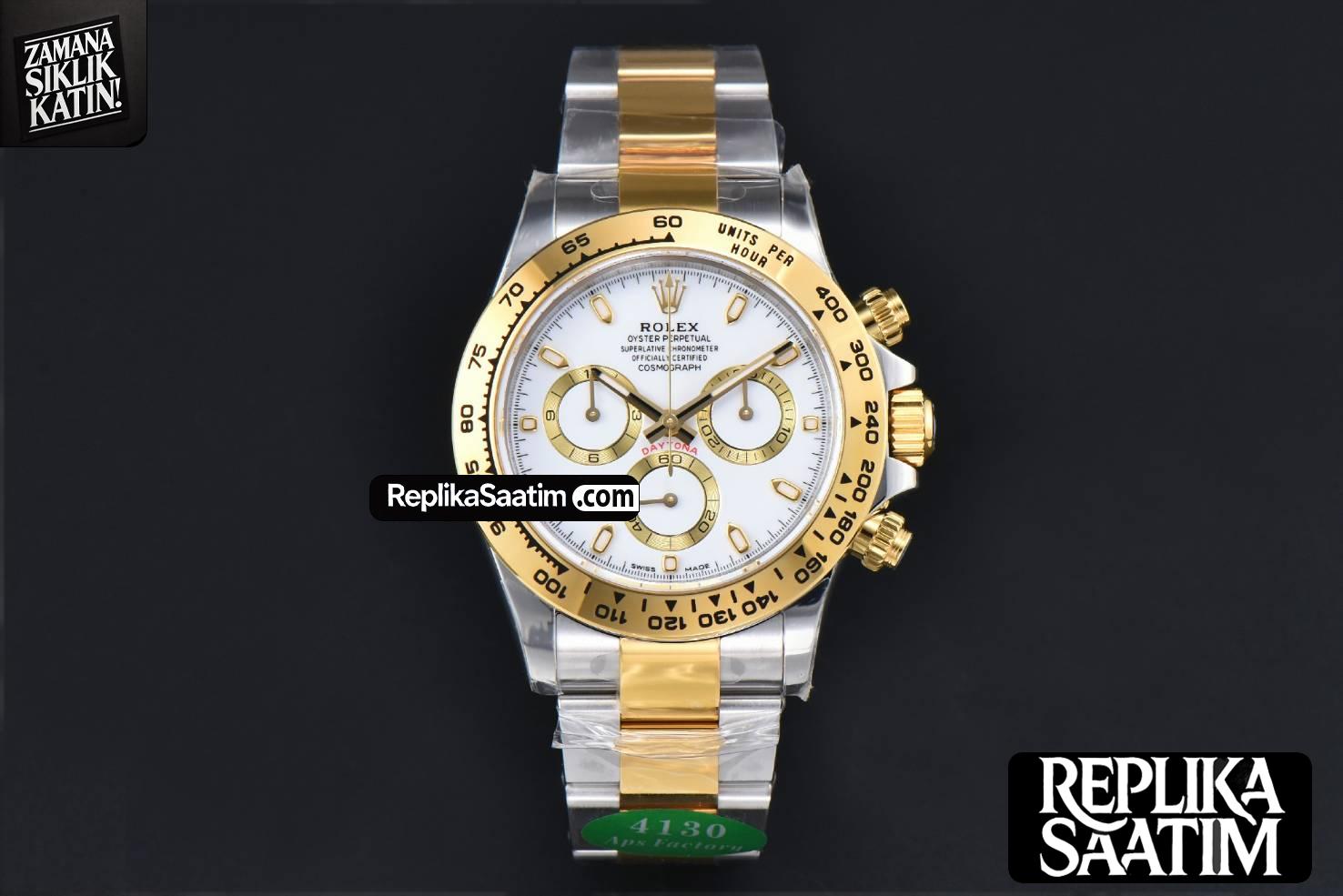 Daytona 116503 YG/SS APSF White Dial Lume Marker YG/SS Bracelet SH4130 -02