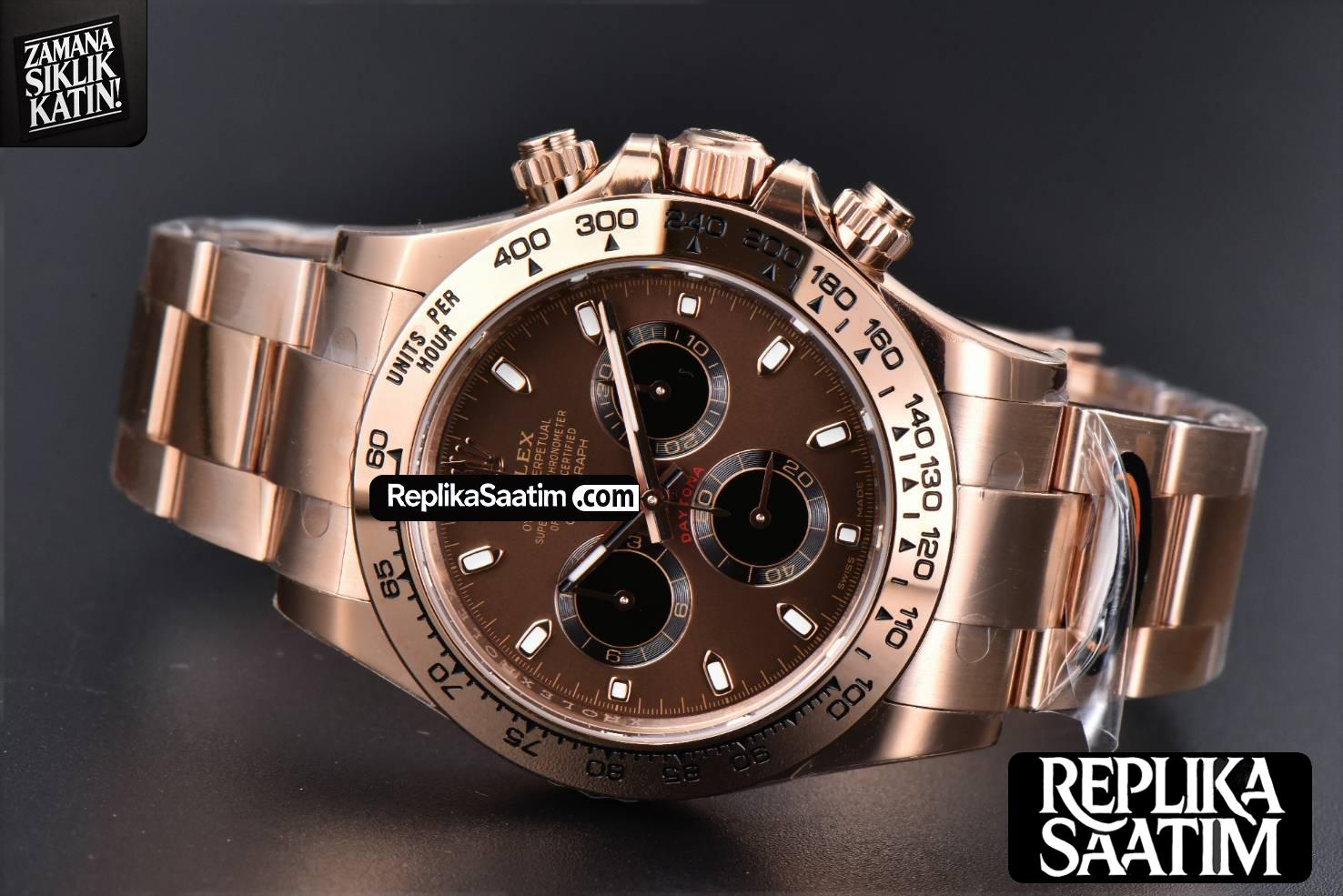 Daytona 116505 BTF Brown Dial Black Subdial RG Bracelet SA4130 -15
