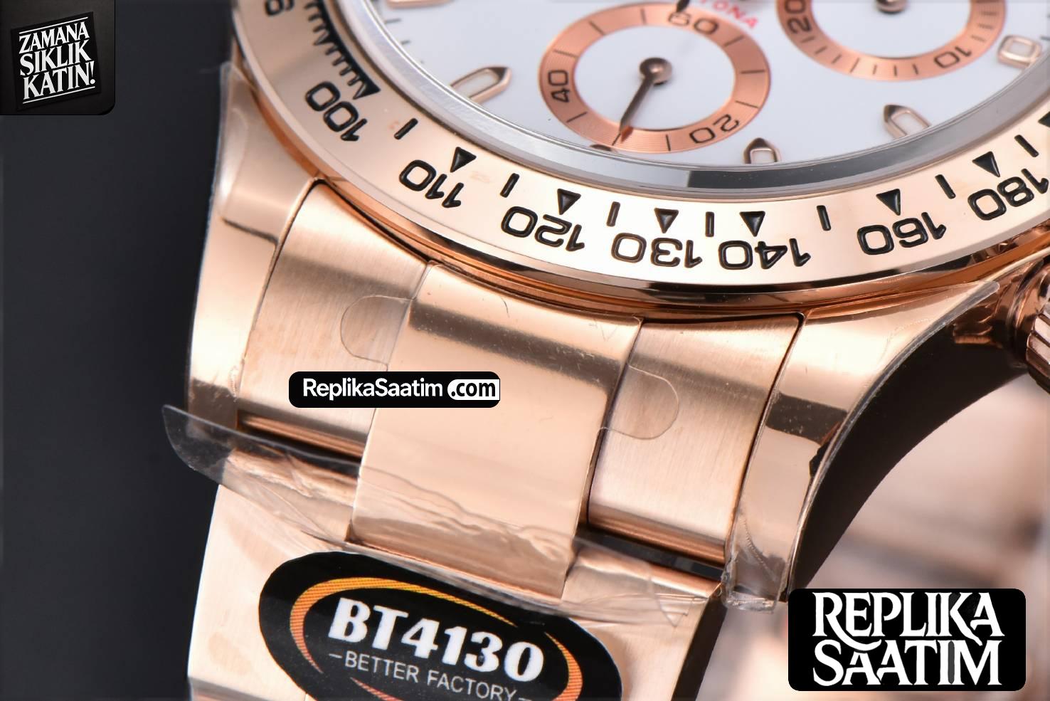 Daytona 116505 BTF White/RG Dial RG Bracelet SA4130 -09