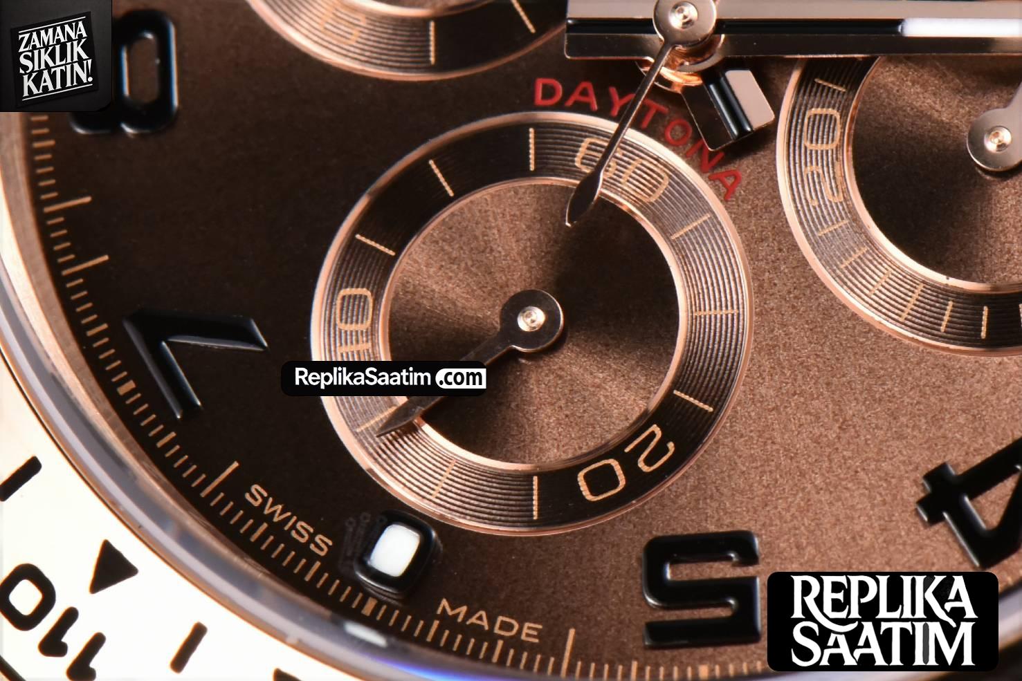 Daytona 116505 RG APSF Brown Dial Digital Marker RG Bracelet SH4130 -08