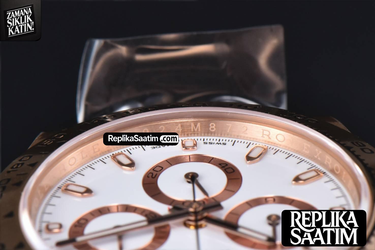 Daytona 116505 RG APSF White Dial Lume Marker RG Bracelet SH4130 -13