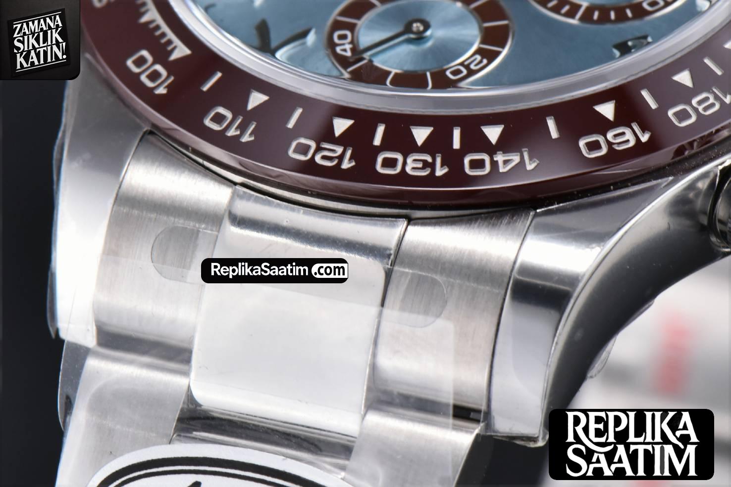 Daytona 116506 40mm Clean CF Ice Blue Dial Arabic Markers SS Bracelet SA4130 -10