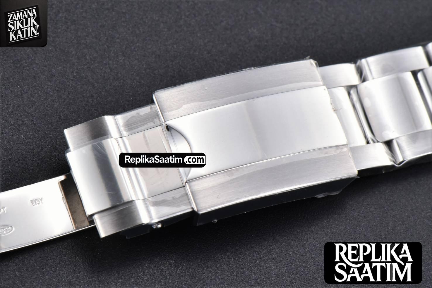 Daytona 116506 904L BTF Brown Ceramic Ice Blue Dial Diamond Marker SS Bracelet A4130 -32
