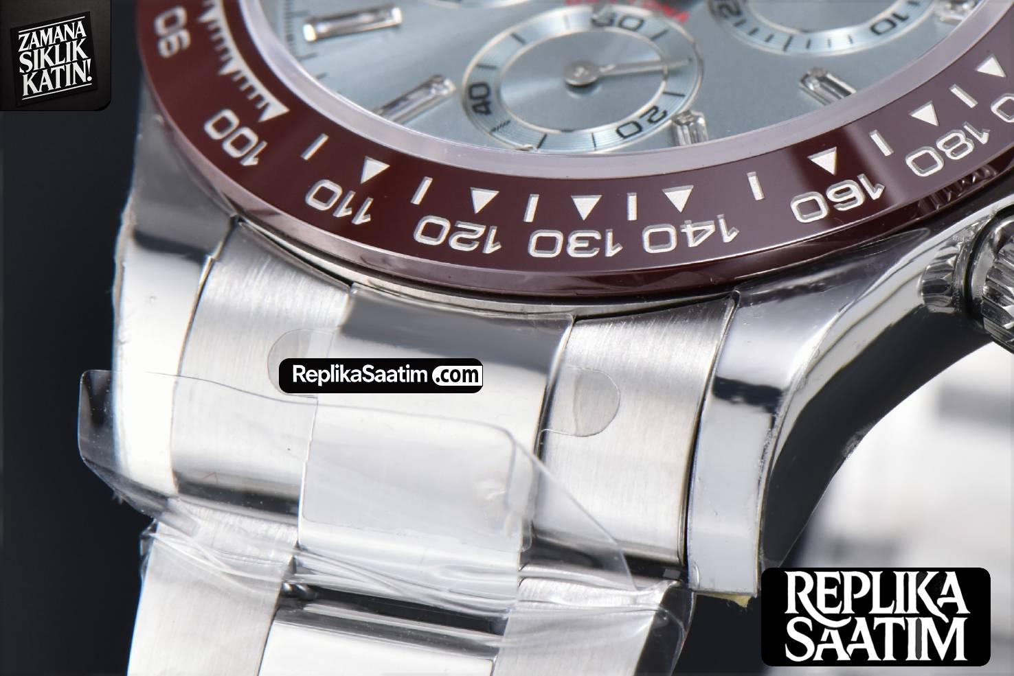 Daytona 116506 SS APSF Ice Blue Dial Ceramic Bezel Diamond Marker SS Bracelet SH4130 -10