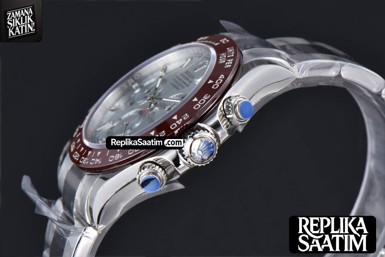 Daytona 116506 SS APSF Ice Blue Dial Ceramic Bezel Diamond Marker SS Bracelet SH4130 -11