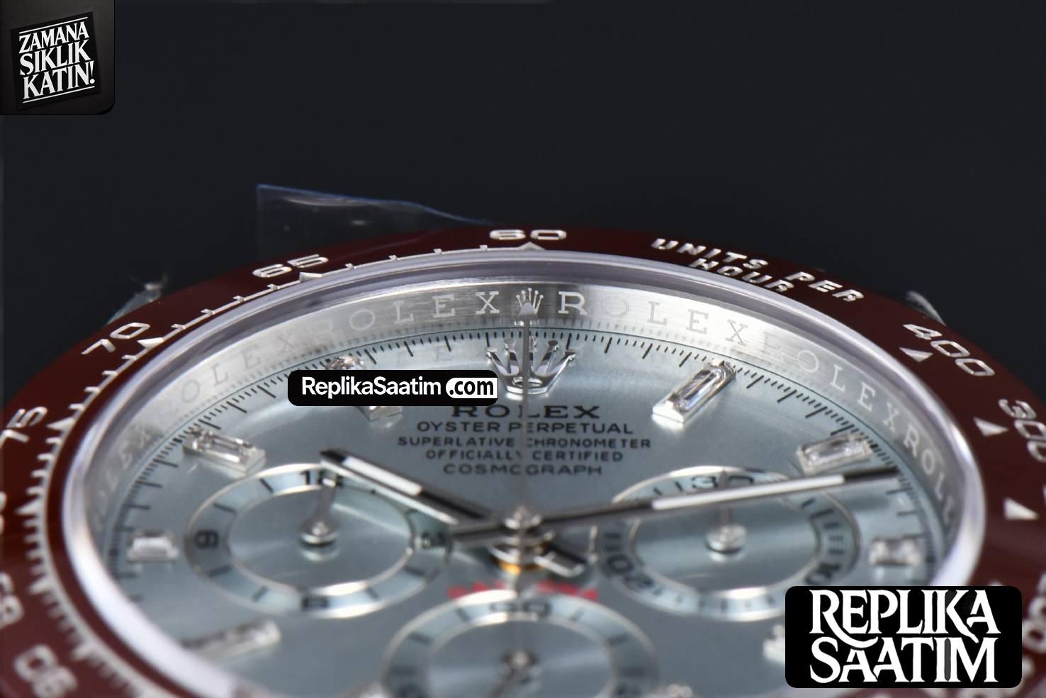 Daytona 116506 SS APSF Ice Blue Dial Ceramic Bezel Diamond Marker SS Bracelet SH4130 -12