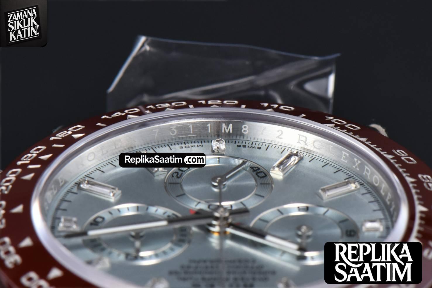 Daytona 116506 SS APSF Ice Blue Dial Ceramic Bezel Diamond Marker SS Bracelet SH4130 -13