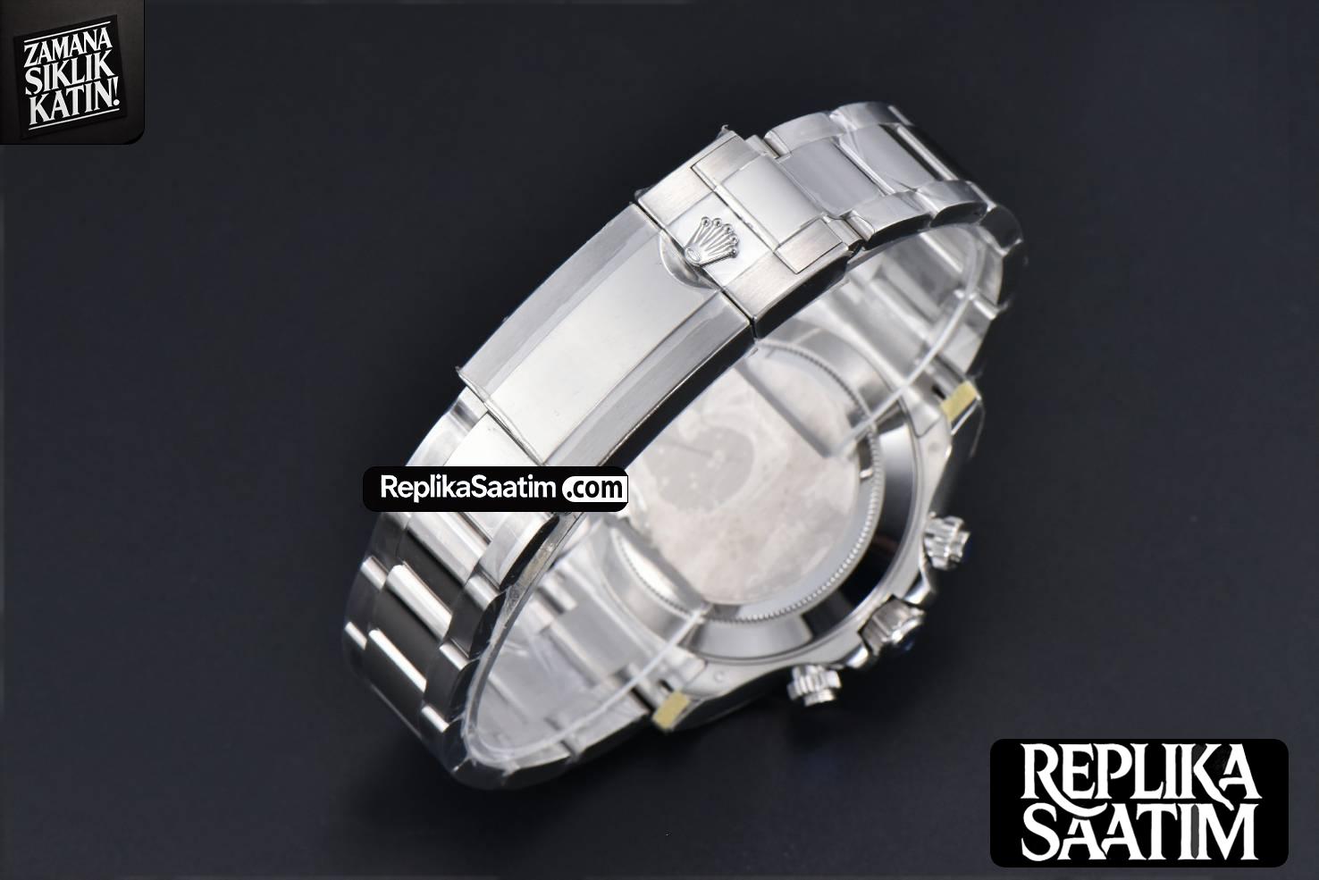 Daytona 116506 SS APSF Ice Blue Dial Ceramic Bezel Diamond Marker SS Bracelet SH4130 -43