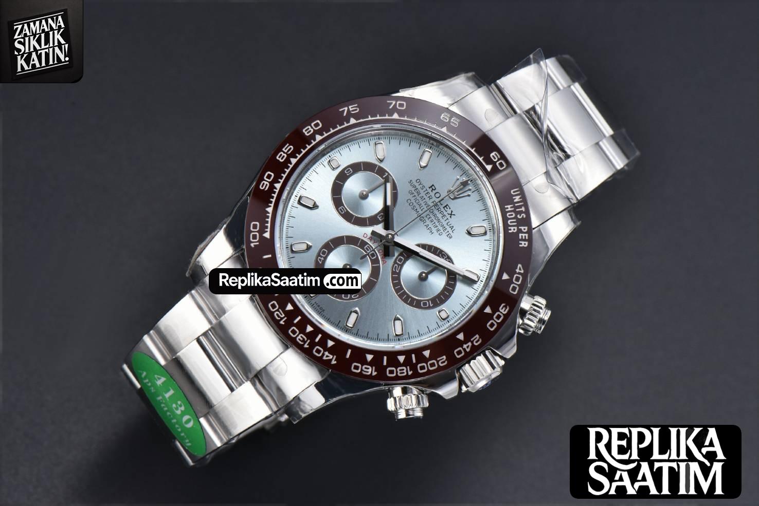 Daytona 116506 SS APSF Ice Blue Dial Ceramic Bezel  SS Bracelet SH4130 -03