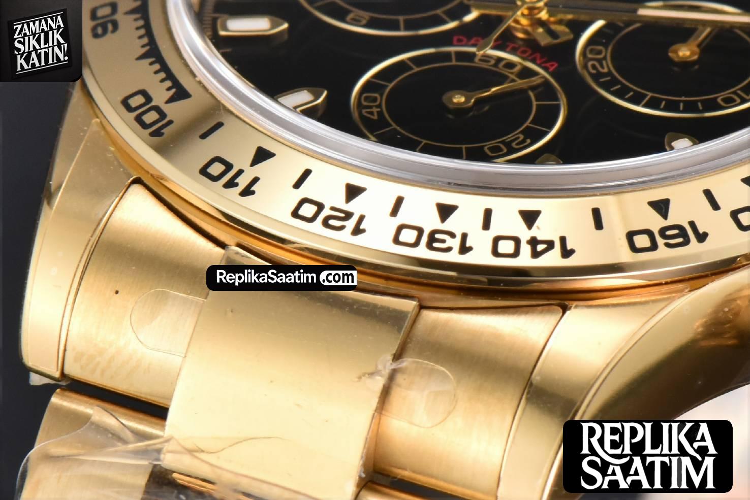 Daytona 116508 YG 904L Clean CF Black Dial YG Bracelet SA4130 -10