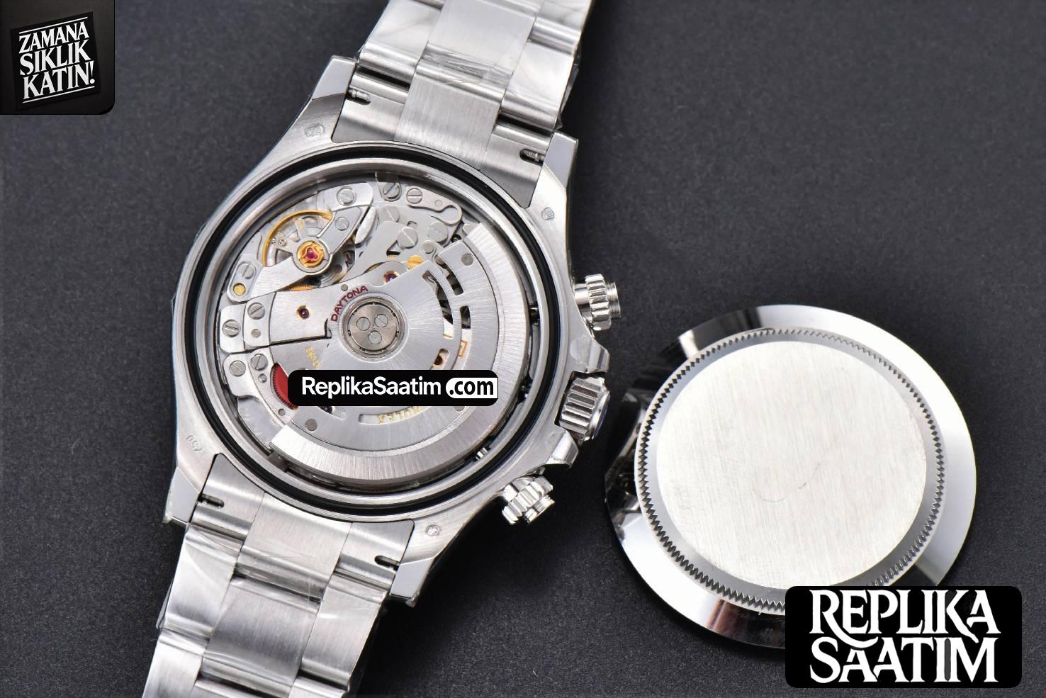 Daytona 116509 904L BTF Black Dial Diamond Marker SS Bracelet SA4130 -20