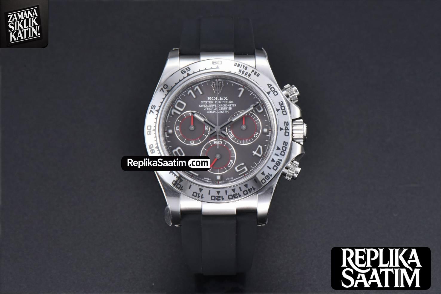 Daytona 116509 904L Clean CF Gray Dial Digital Marker Oysterflex Strap SA4130 V2 -02