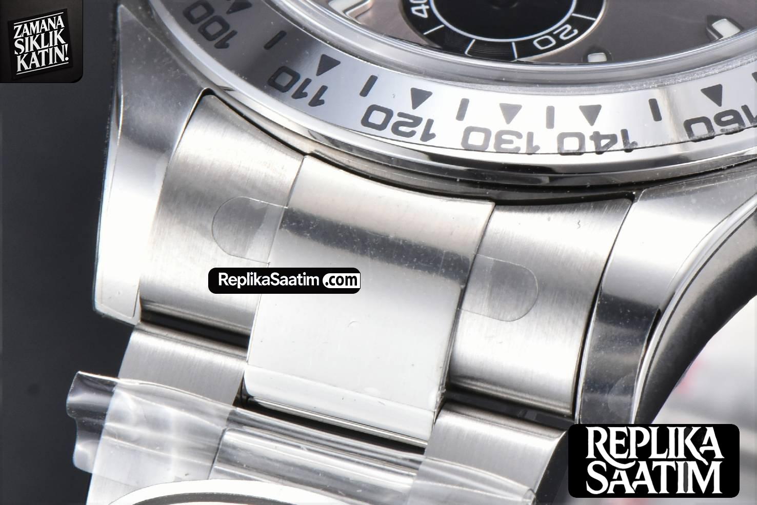 Daytona 116509 SS Clean CF Gray Dial Black Subdial SS Bracelet A4130 -10