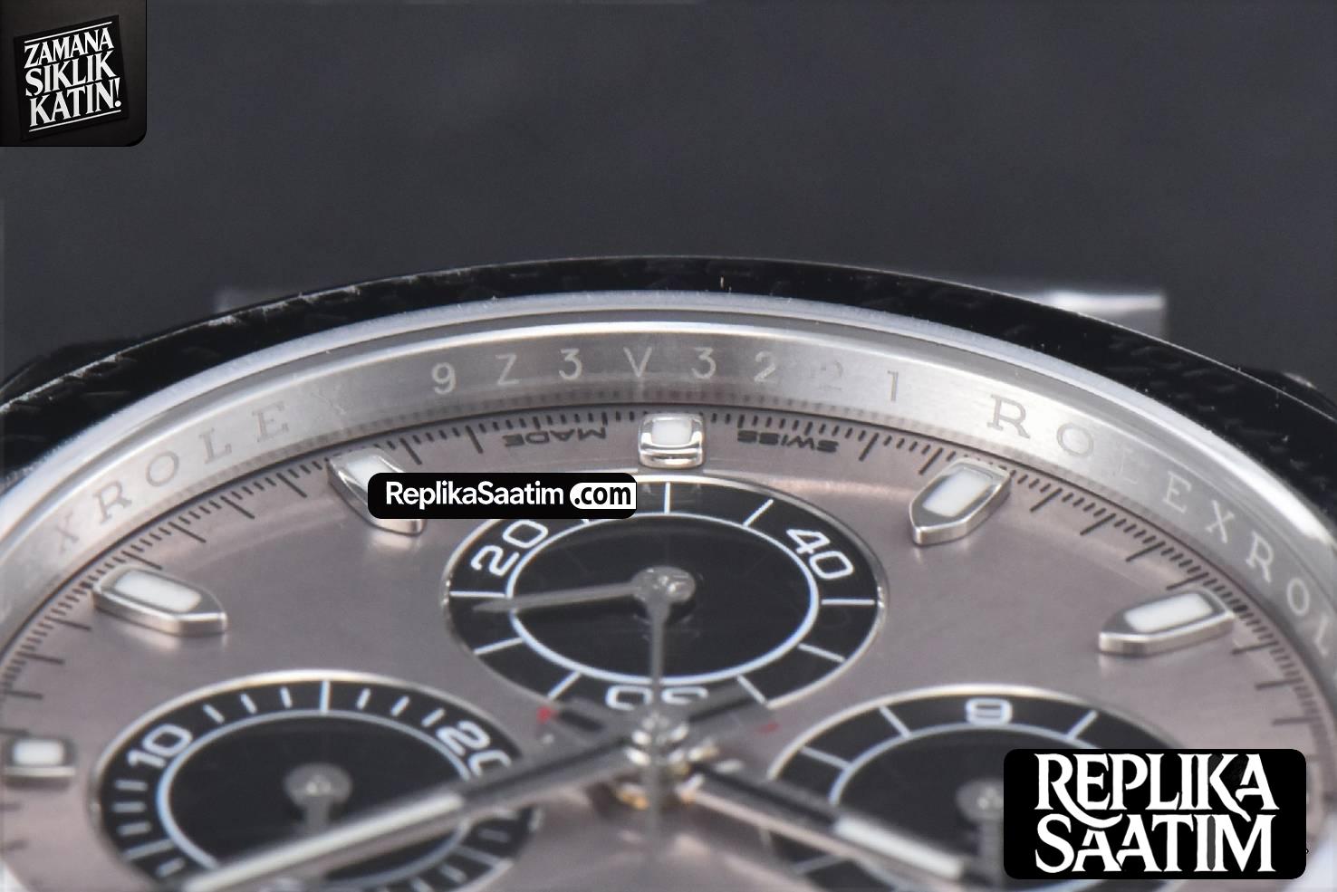 Daytona 116509 SS Clean CF Gray Dial Black Subdial SS Bracelet A4130 -13