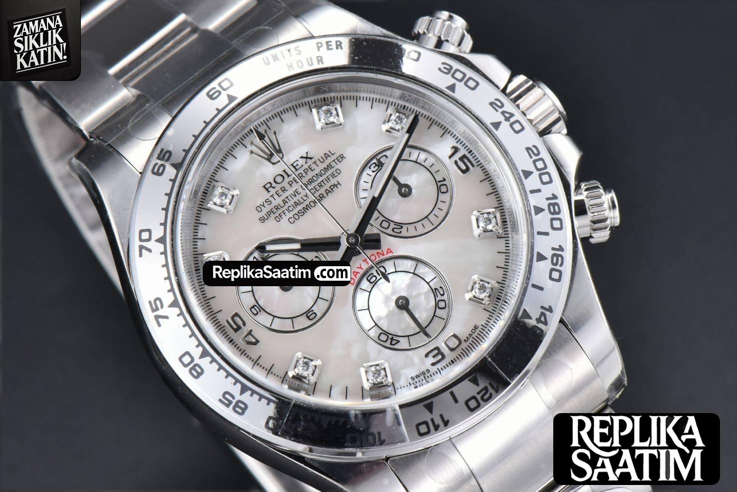 Daytona 116509 SS Clean CF MOP Dial Diamond Marker SS Bracelet A4130 -14