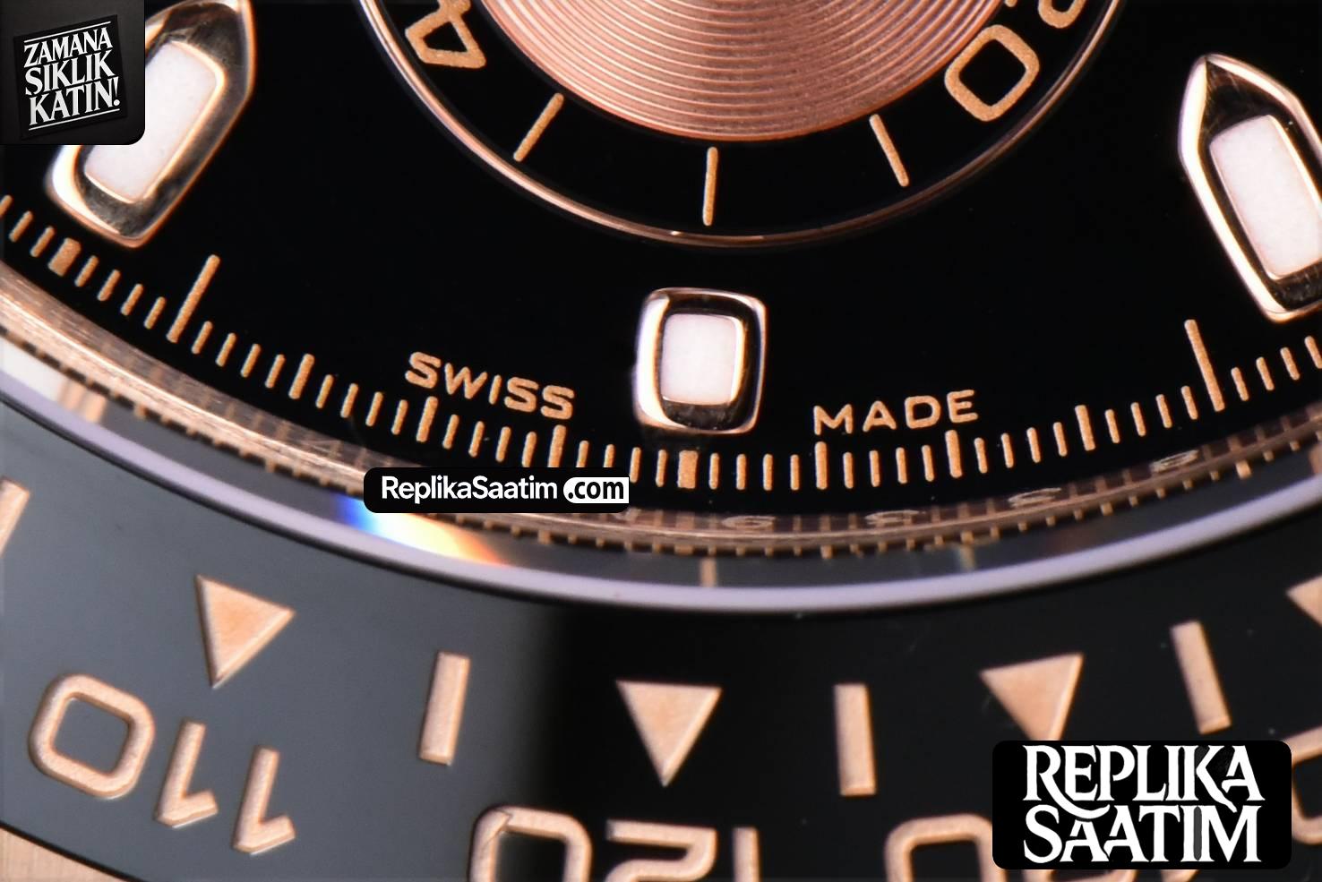 Daytona 116515 RG APSF Black Dial Ceramic Bezel Lume Marker Oysterflex Strap Tungsten Version SH4130 -09
