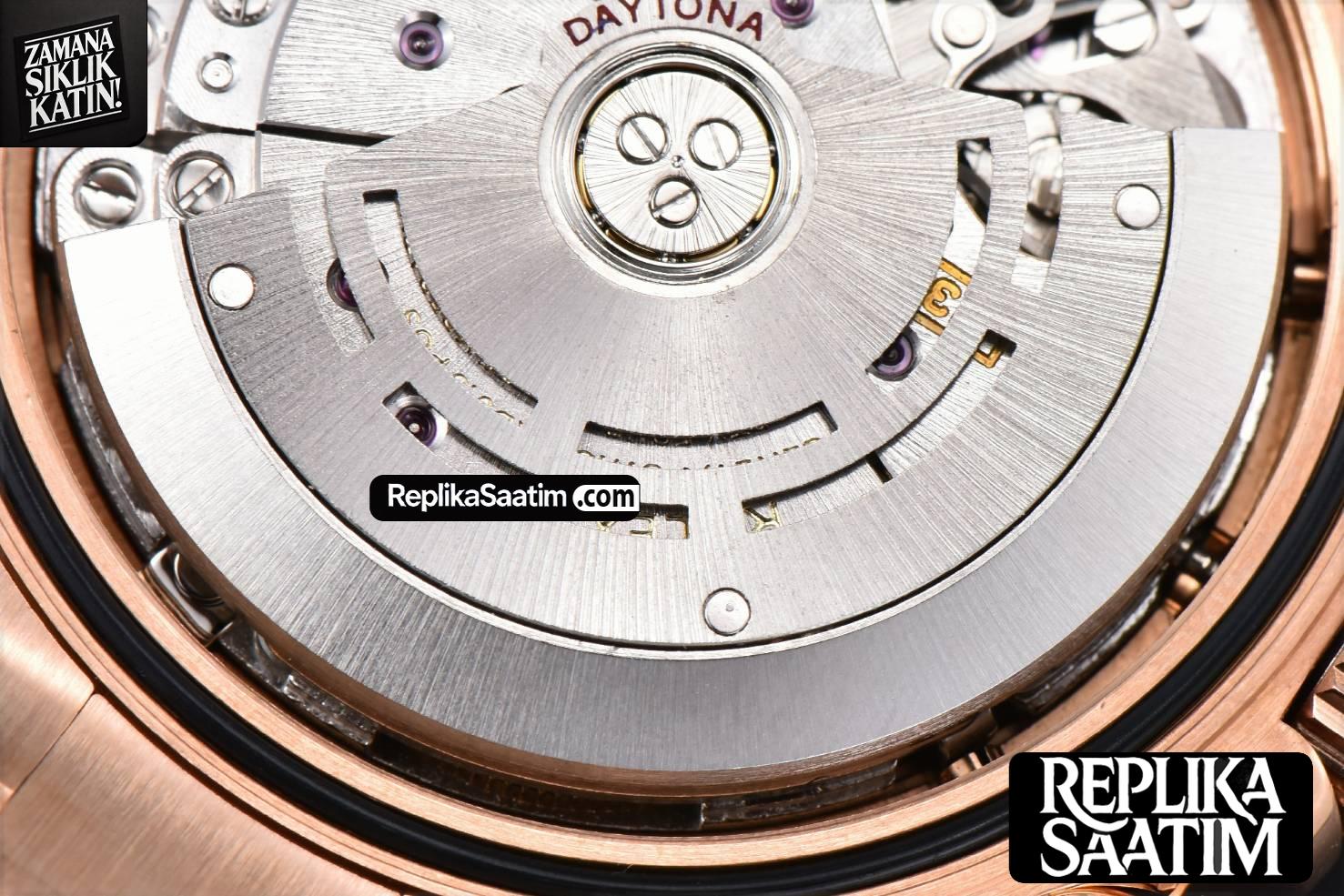 Daytona 116515 RG APSF Black Dial Ceramic Bezel Lume Marker Oysterflex Strap Tungsten Version SH4130 -22
