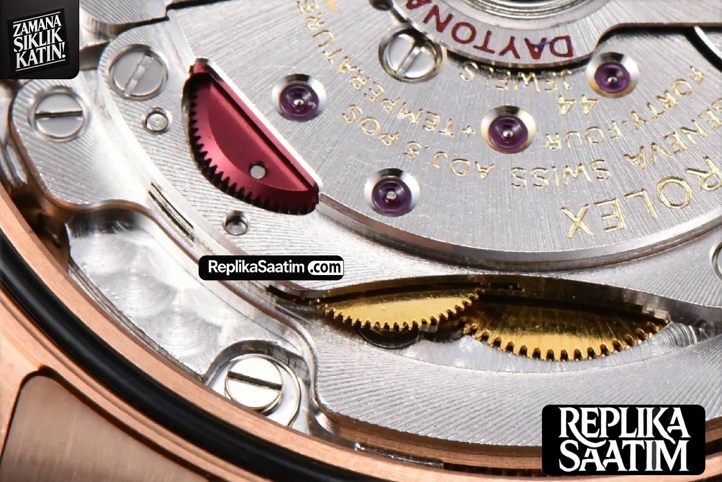 Daytona 116515 RG APSF Black Dial Ceramic Bezel Lume Marker Oysterflex Strap Tungsten Version SH4130 -24