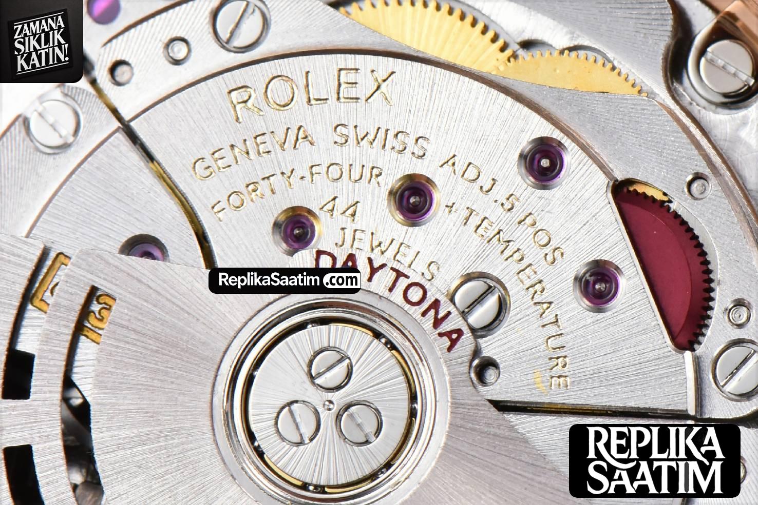 Daytona 116515 RG APSF Black Dial Ceramic Bezel Lume Marker Oysterflex Strap Tungsten Version SH4130 -25