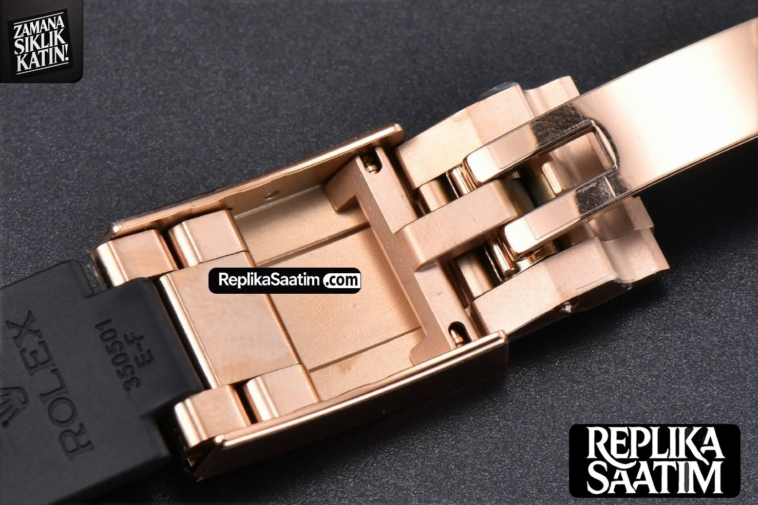 Daytona 116515 RG APSF Black Dial Ceramic Bezel Lume Marker Oysterflex Strap Tungsten Version SH4130 -35