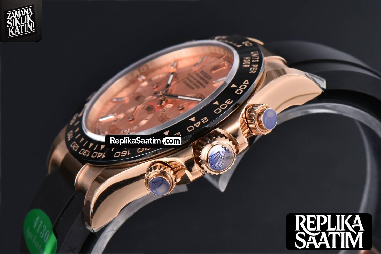 Daytona 116515 RG APSF RG Dial Ceramic Bezel Diamond Marker Oysterflex Strap Tungsten Version SH4130 -11
