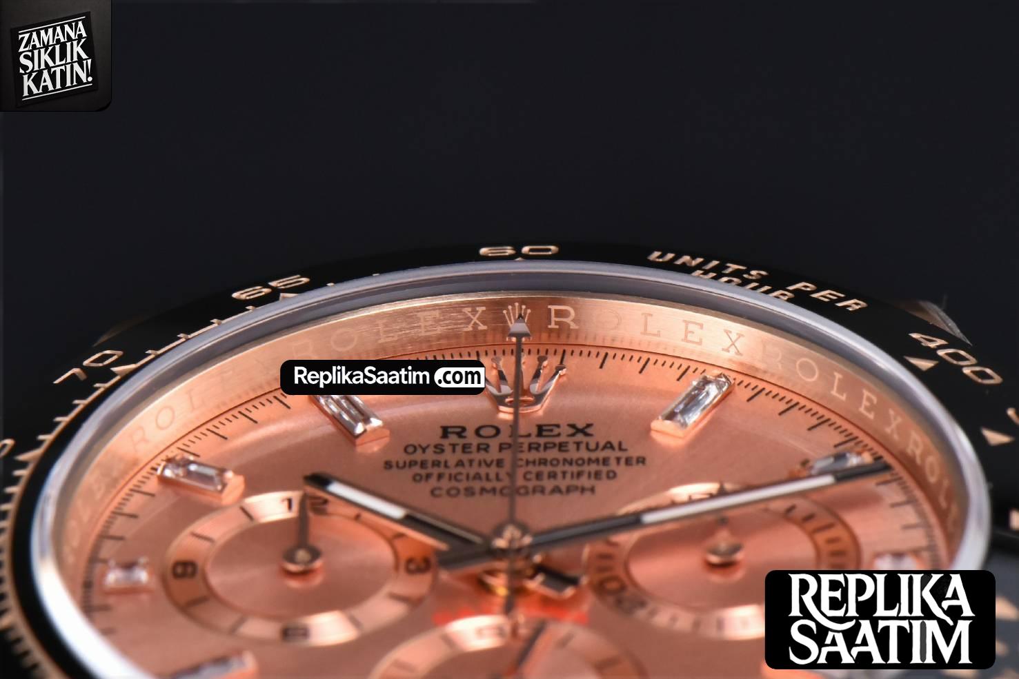 Daytona 116515 RG APSF RG Dial Ceramic Bezel Diamond Marker Oysterflex Strap Tungsten Version SH4130 -12