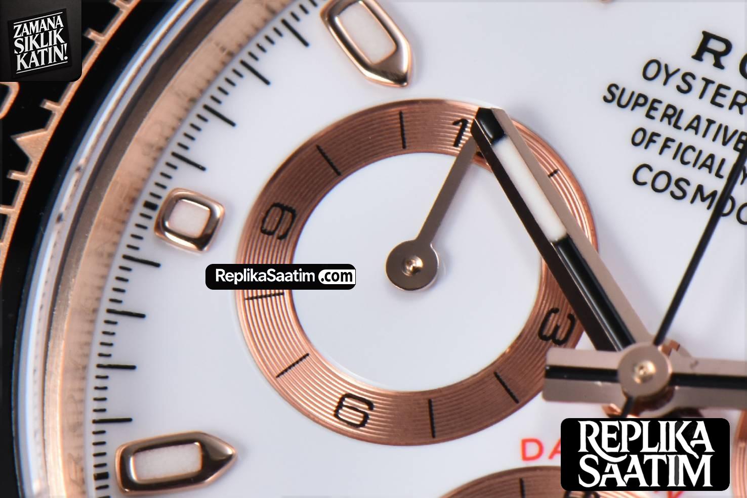 Daytona 116515 RG APSF White Dial Ceramic Bezel Lume Marker Oysterflex Strap Tungsten Version SH4130 -06