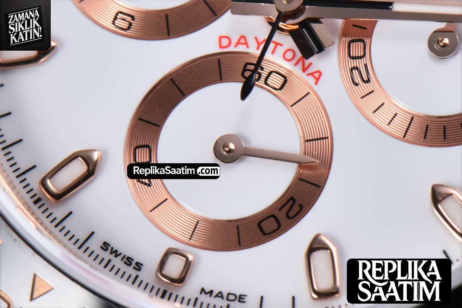 Daytona 116515 RG APSF White Dial Ceramic Bezel Lume Marker Oysterflex Strap Tungsten Version SH4130 -08