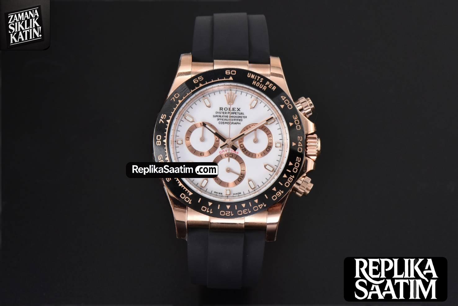 Daytona 116515 RG BTF Ceramic White/RG Dial Oysterflex Strap SA4130 -02