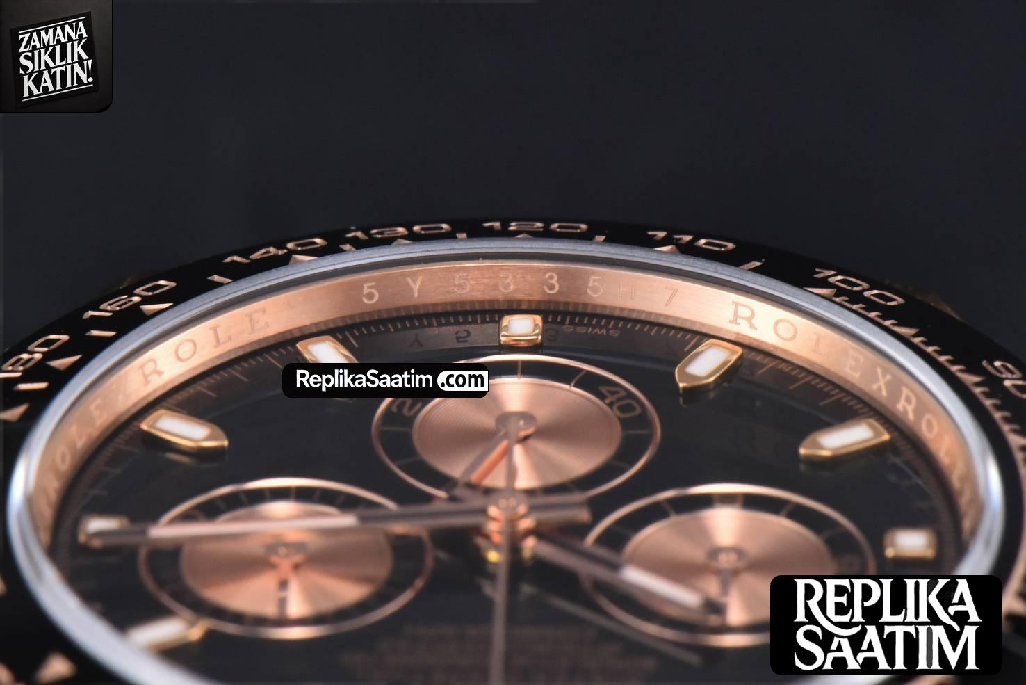 Daytona 116515 RG Clean CF 40MM Ceramic Black RG Subdials Oysterflex Strap 4130 -12