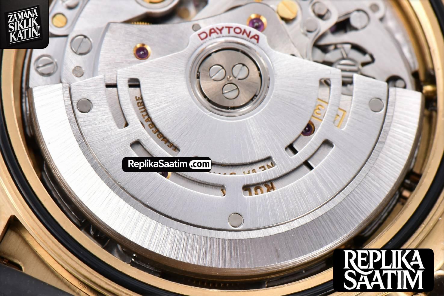 Daytona 116518 904L YG Clean CF Black Dial YG Subdial Oysterflex Strap SA4130 -25