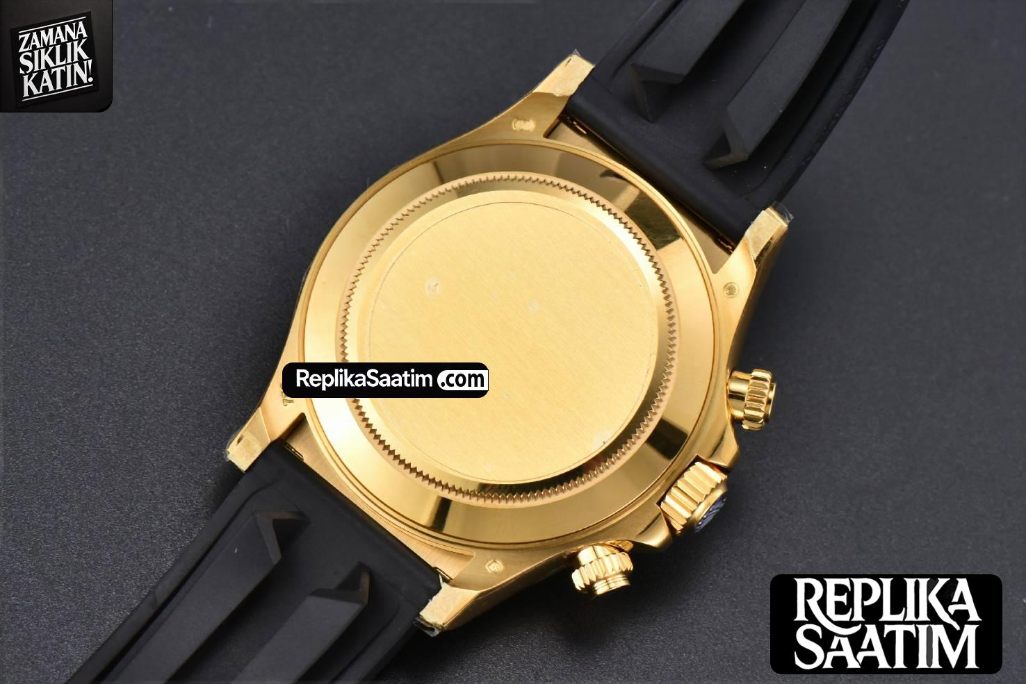 Daytona 116518 YG APSF Black Dial Ceramic Bezel Diamond Marker Oysterflex Strap Tungsten Version SH4130 -18