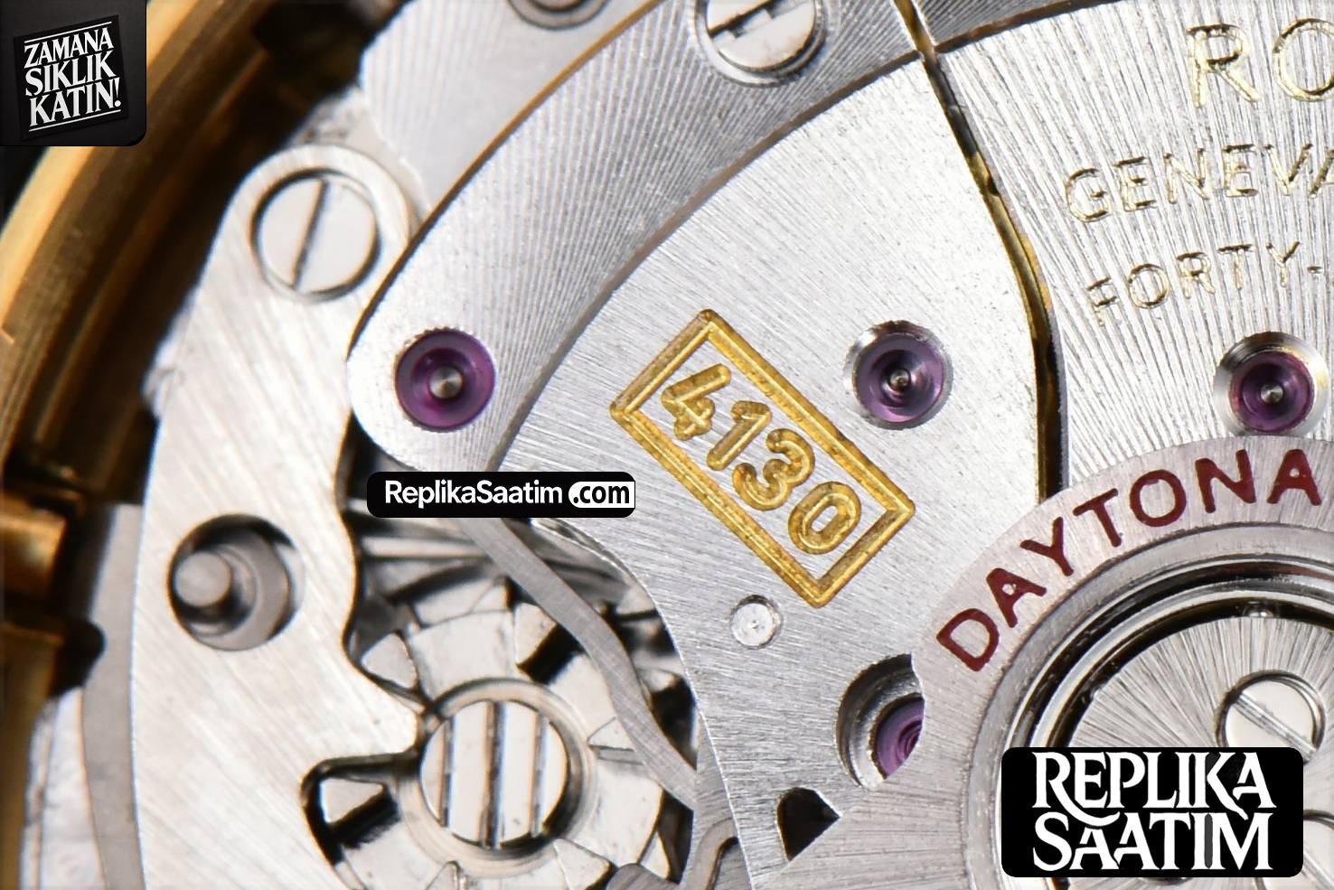 Daytona 116518 YG APSF Black Dial Ceramic Bezel Diamond Marker Oysterflex Strap Tungsten Version SH4130 -24