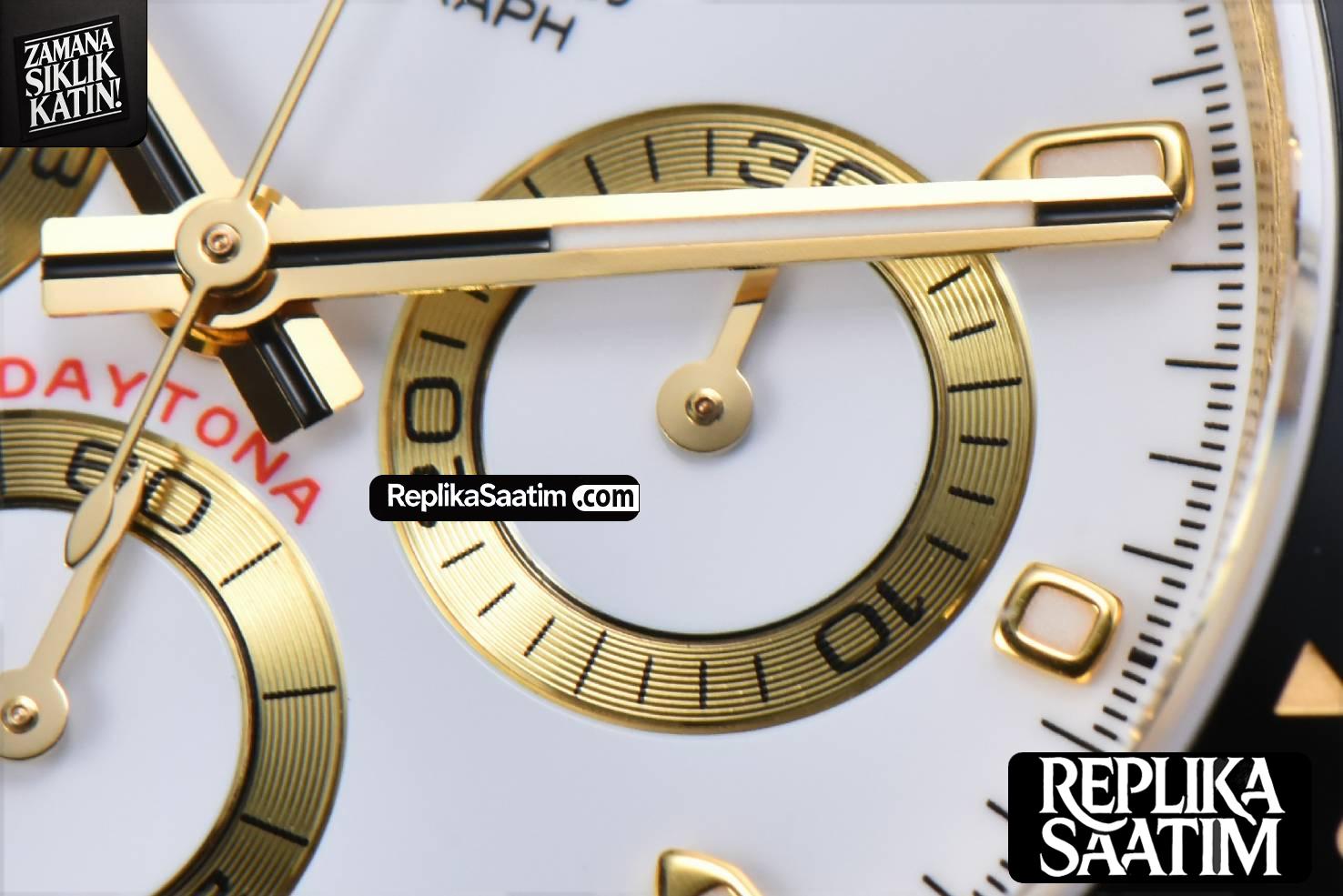 Daytona 116518 YG APSF White Dial Ceramic Bezel Lume Marker Oysterflex Strap Tungsten Version SH4130 -07