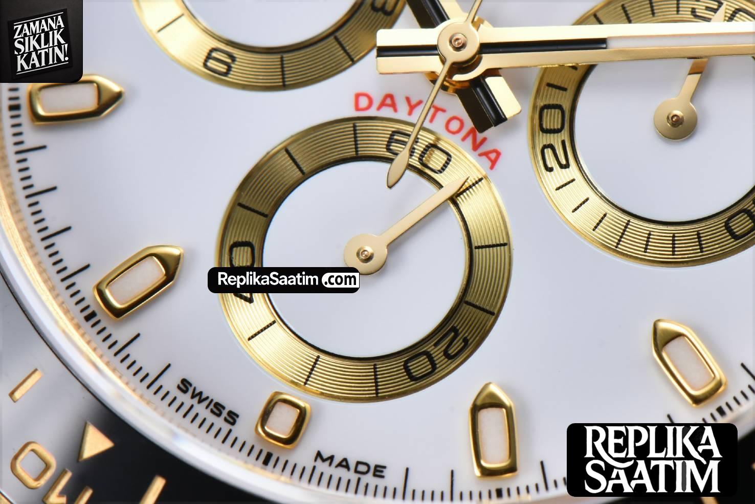 Daytona 116518 YG APSF White Dial Ceramic Bezel Lume Marker Oysterflex Strap Tungsten Version SH4130 -08
