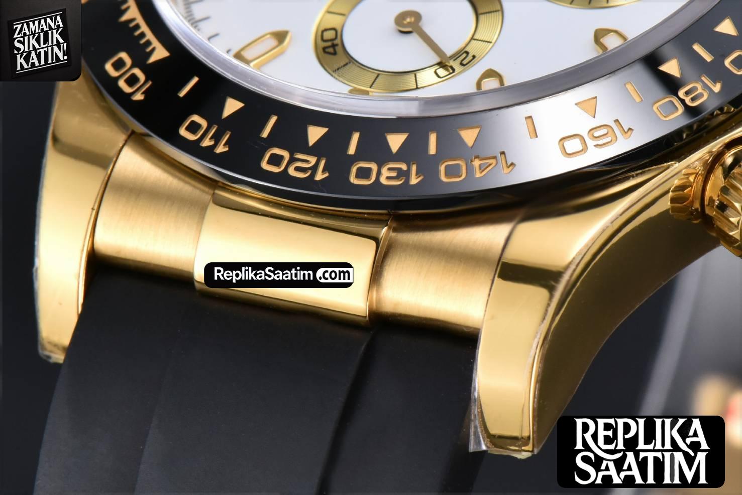 Daytona 116518 YG APSF White Dial Ceramic Bezel Lume Marker Oysterflex Strap Tungsten Version SH4130 -10